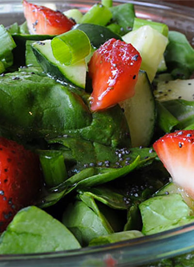 Spinach and Strawberries